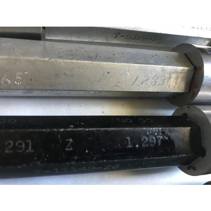 lot 3 THE PIPE MACHINERY GO NO GO PLUG GAGE 1.297 1.283 1.2650 1.2670 1.2720,AD
