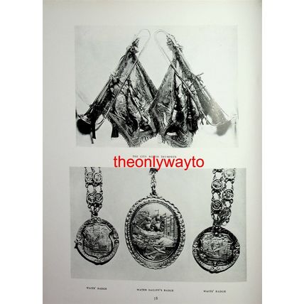 Bristol City Silver Regalia (King George I & III, Reverse), Book Illustration