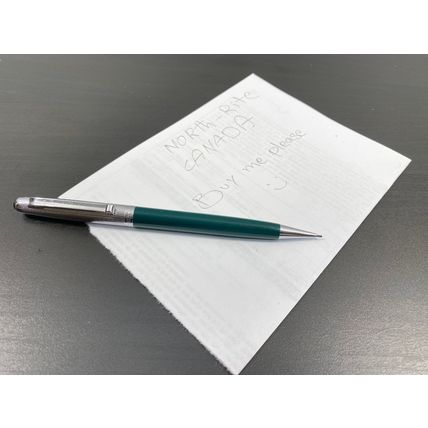 RARE NORTH-RITE Mechanical Pencil, Dark Green, Works, Made in Canada