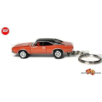 RARE KEYCHAIN 70 BROWN MAROON DODGE CHARGER RT CUSTOM Ltd Ed. GREAT GIFT