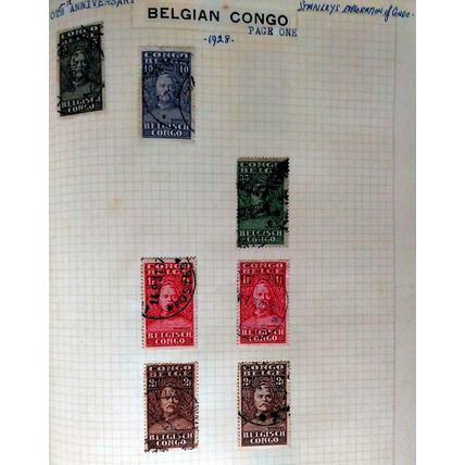 Belgian Congo 1928 Stanley commemoratives