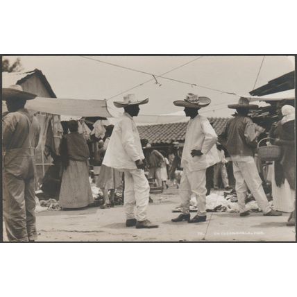 El Mercado, En Cuernavaca, Morelos, c.1930s - Gevaert Foto Tarjeta Postal