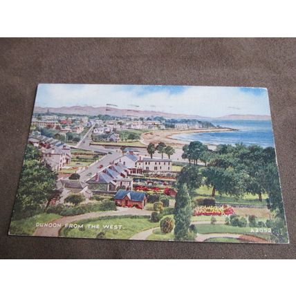 Valentines Postcard - Pretty scene, Dunoon Cowal - Artist E.W Trick A2052