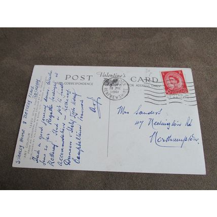 Valentines Postcard - Pretty scene, Dunoon Cowal - Artist E.W Trick A2052