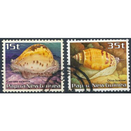 Sea Shells - Papua New Guinea 1986 - F H - SG 516/7