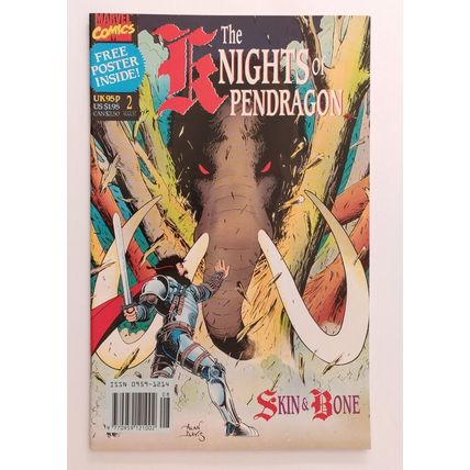 Knights of Pendragon #1 2 3 (3 comic run) 1990 Marvel 9.0 VF/NM to 9.2 NM- (est)