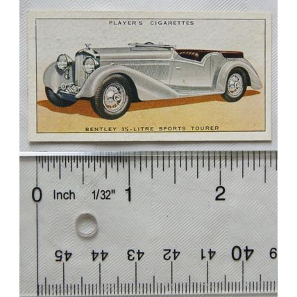 1936 Players Motor Cars No. 10 Bentley 3½ litre Sports Tourer