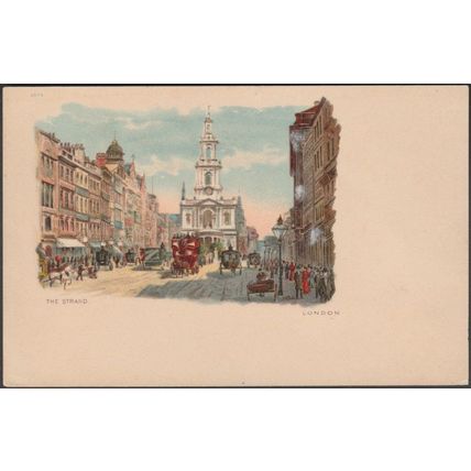 The Strand, London, c.1900 - Blum & Degen Postcard