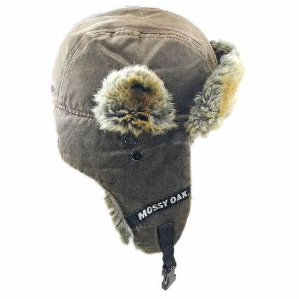 Mossy Oak Weathered Cotton Faux Fur Lined Trapper Hat by Outdoor Cap Co.