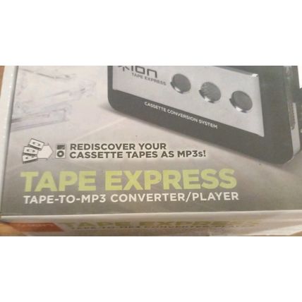 Ion Tape Express Cassette Music Tape To MP3 Player Converter/Player - Boxed