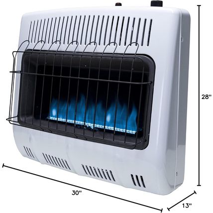 Mr. Heater MHVFBF30NGT 30,000 BTU Vent Free Blue Flame Natural Gas Heater - Wall