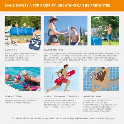 Intex 9.8' X 79" X 29.5" Rectangular Frame above Ground Outdoor Backyard Swimmin