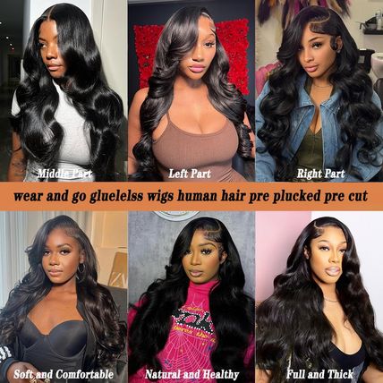 24 Inch 5X5 HD Lace Closure Wigs Human Hair Wear and Go Glueless Wigs Human Hair