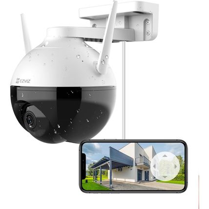 EZVIZ 360° Security Camera Outdoor, Wifi Camera for Home Security, Surveillance