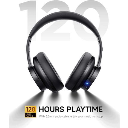 Picun B8 Bluetooth Headphones, 120H Playtime Headphones Wireless Bluetooth with