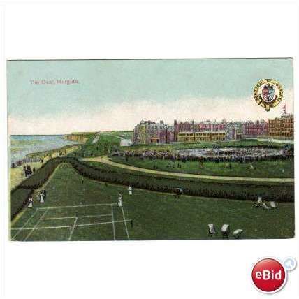 THE OVAL MARGATE KENT POSTCARD KE215