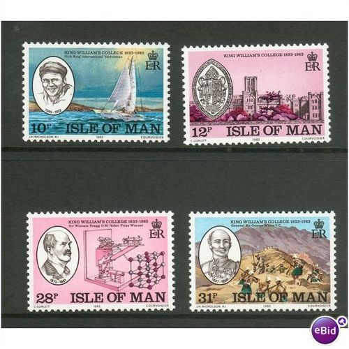 Isle Of Man 1983 Presentation Pack - SG 251-254 - King William's College