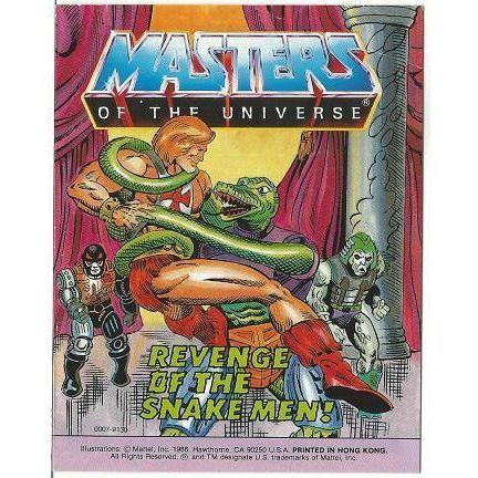 MASTERS OF THE UNIVERSE VINTAGE ' MINI COMIC ' REVENGE OF THE SNAKE MEN (1986)