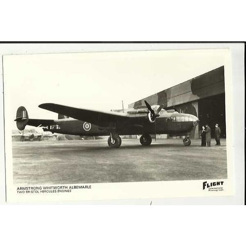 Aviation ARMSTRONG WHITWORTH ALBEMARLE Postcard by Flight International