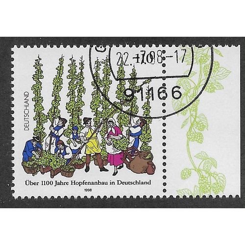 GER 1998 110pf 1100TH ANN OF HOP CULTIVATION ' FINE USED (EBID61-562)