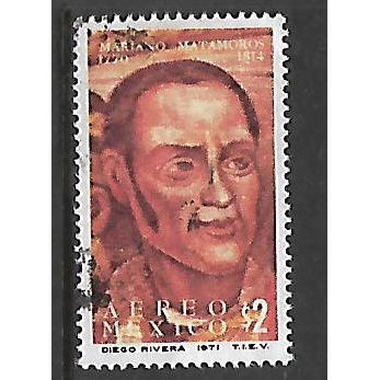 MEXICO 1971 $2 MARIANO MATAMOROS SG1230 FINE USED#2
