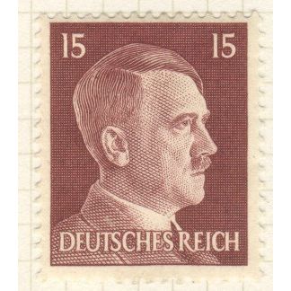 Germany 1941 - 15pf brownish purple - Adolf Hitler - unused
