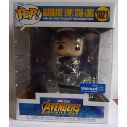 POP / FUNKO ' GUARDIAN' SHIP : STAR-LORD : WALMART Exclusive figure
