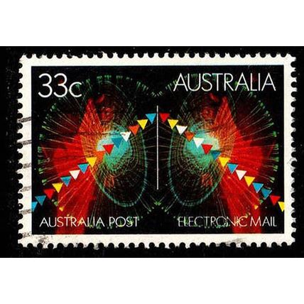 Australia 1985 Electronic Mail 33c Used Stamp.