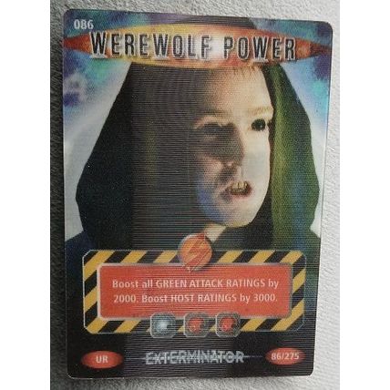 Doctor Who: Battles in Time card: Exterminator 086: Werewolf Power
