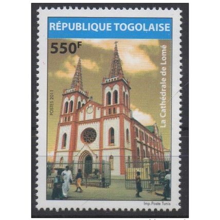 Togo 2011 - Mi. C4316 Cathédrale Lomé Religion Church Eglise 550F MNH ** RARE !!