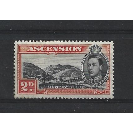 Ascension.SG41 2d Green Mountain.Perfs 13 1/2.Mounted Mint.Aug24d