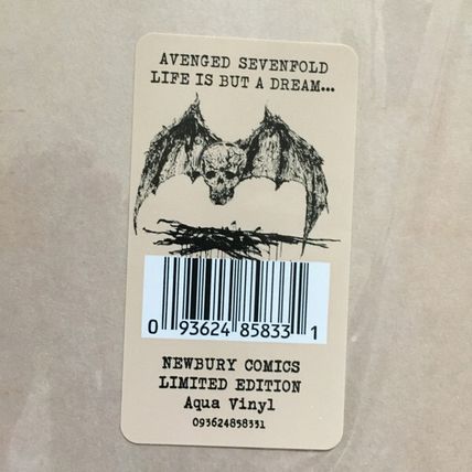 Avenged Sevenfold Life Is But A Dream Aqua Blue Vinyl LP Ltd Edition 1/1000 New