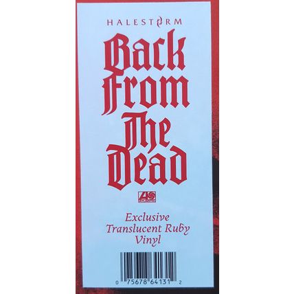 HALESTORM Back From The Dead LP NEW RUBY RED VINYL NEW SEALED MINT
