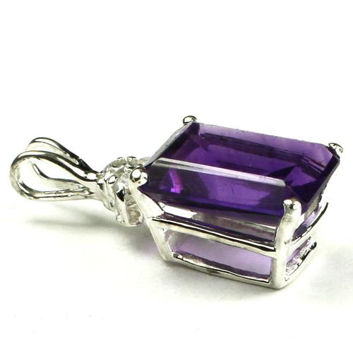 Amethyst, 925 Sterling Silver Pendant, SP042