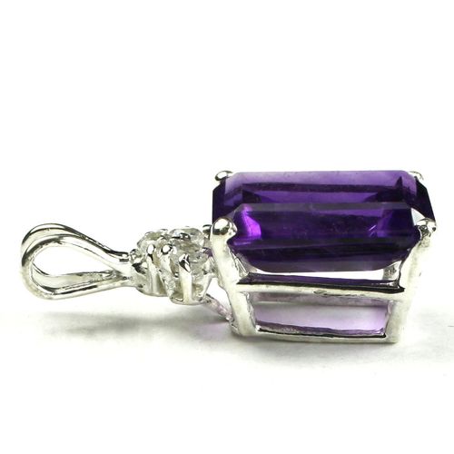 Amethyst, 925 Sterling Silver Pendant, SP042