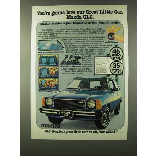 1978 Mazda GLC Ad - Gonna Love Our Great Little Car