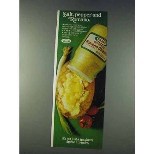 1978 Kraft Grated Romano Cheese Ad
