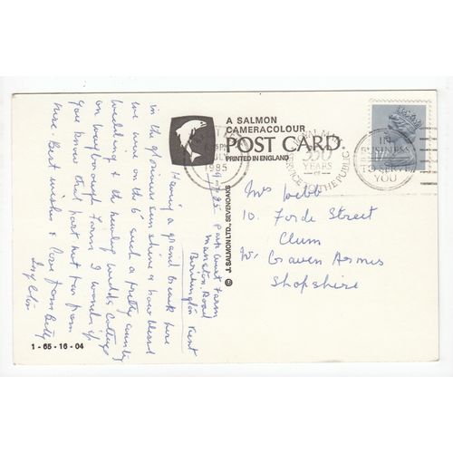 Minster Thanet Kent 1985 Multiview Postcard 1604