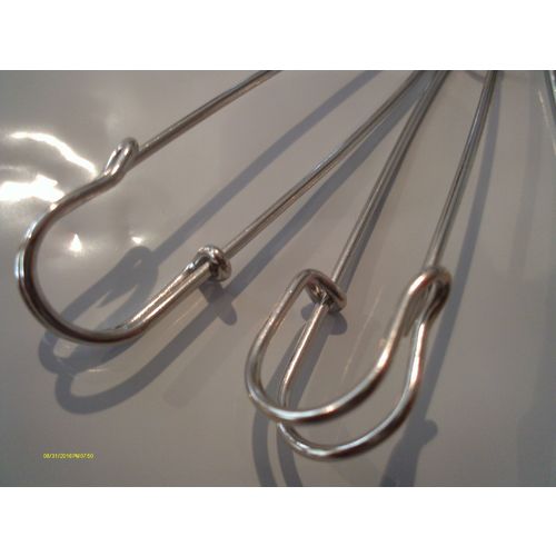 6 pieces 3" Extra Large Safety Pins Sewing Shop Hobbies Display Keys Fabric New