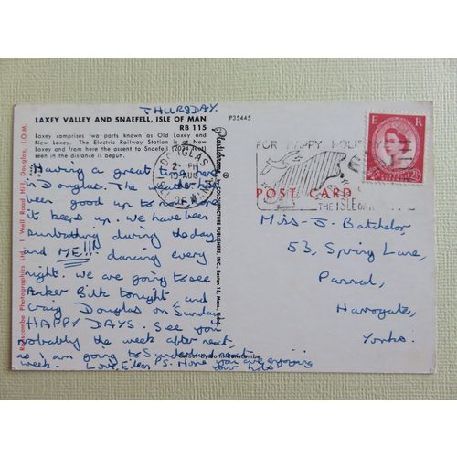 Laxey Valley & Snaefell, Manx Electric Railway, Isle of Man Postcard