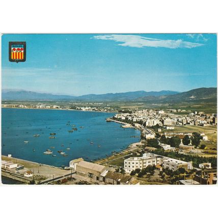 Postcard View of Rosas (Roses), Costa Brava, Cataluna, Spain