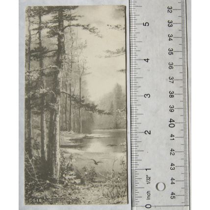 vintage miniature postcard - Gartner & Bender, Publishers Chicago