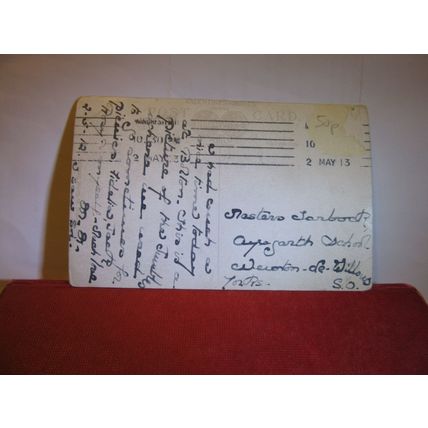 IN THE JUMBLES, BOLTON, YORKSHIRE used antique postcard by Valentine 1913 pm =
