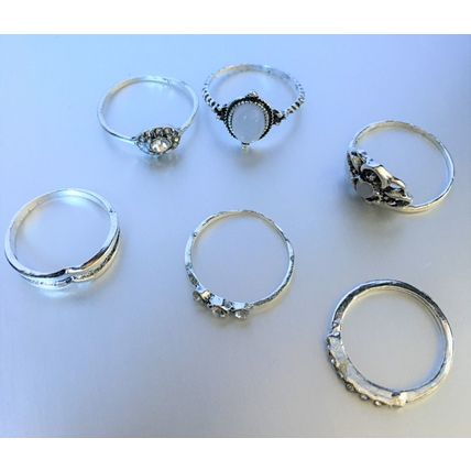 Knuckle Rings, Toe Rings Grab Bag of 6 #433 USA Seller