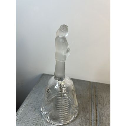 Bell Wedding Couple Crystal Collectible Display