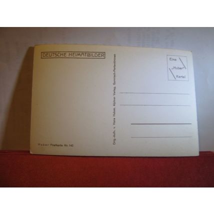 LAUTERSEE GEGEN WETTERSTEINSPITZE, GERMANY unused vintage postcard RP #