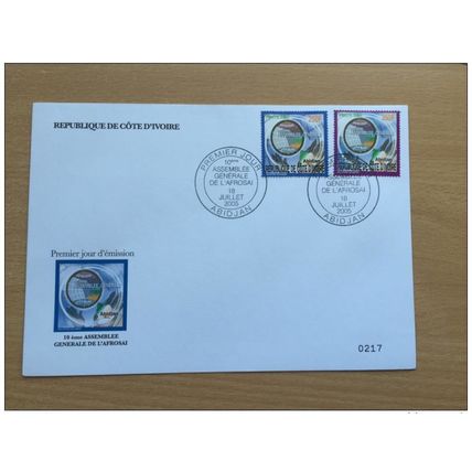 Côte d´Ivoire 2005 FDC AFROSAI Assemblée Générale Mi. 1327 - 1328