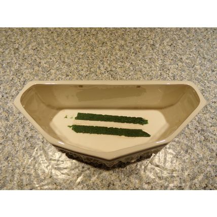 Vintage Lefton 3262 White Grape Wall Pocket Vase Planter