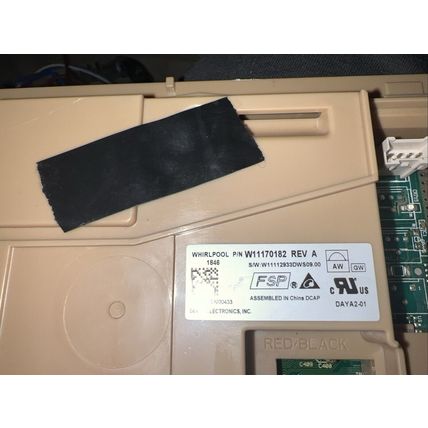 OEM Whirlpool W11170182 Dishwasher Control Board Replaces W10732385