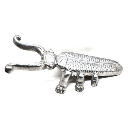Vintage Aluminum Beetle Boot Jack Shoe Pull Home Decor Bug Insect (G42)